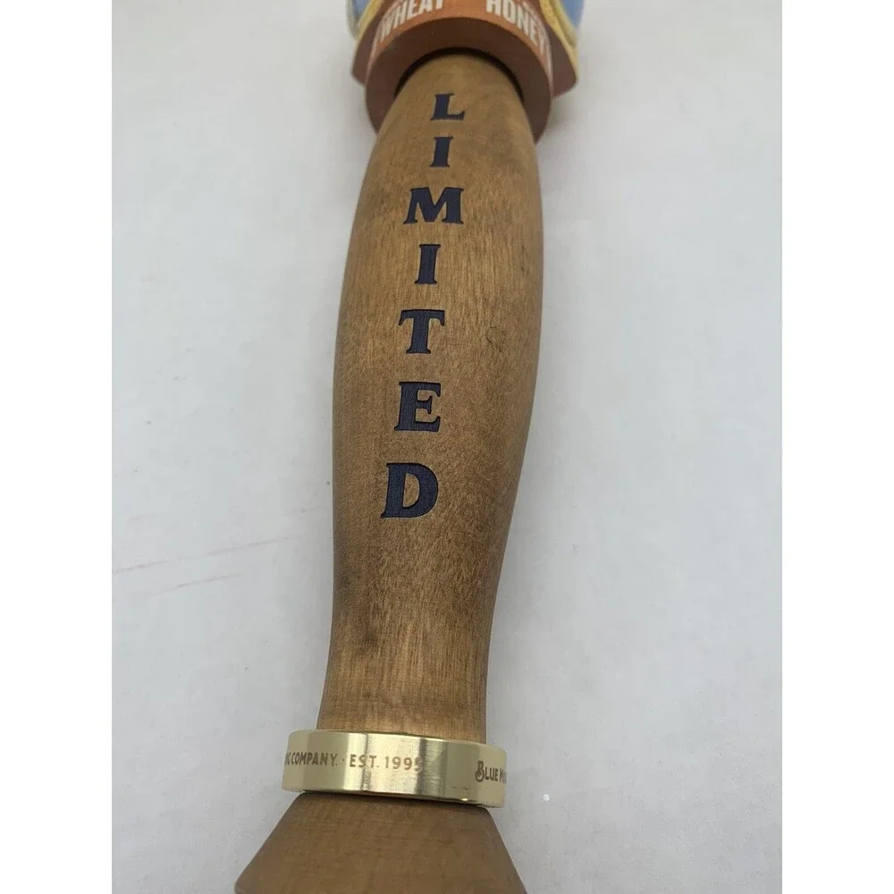Blue Moon Summer Honey Wheat Limited Wooden Tap Handle Man Cave Decor 11